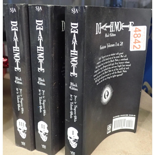 1153A - Volumes of Death Note anime 1-6. Not available for in-house P&P