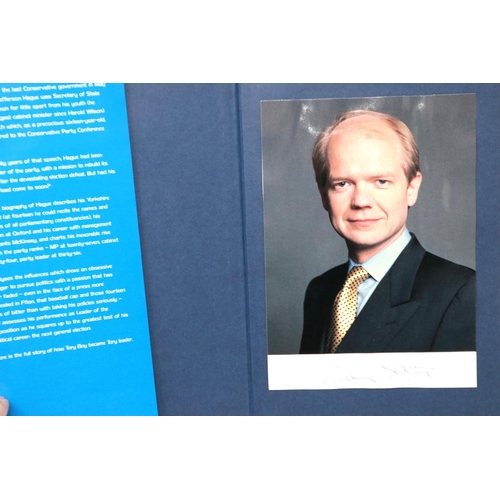 1193 - Signed copy of William Pitt The Younger by William Hague, and a signed copy of William Hague In His ... 