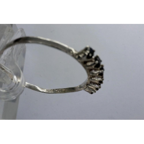 23 - Five white metal and 925 silver rings, mixed sizes, mostly stone set. P&P Group 1 (£14+VAT for the f... 