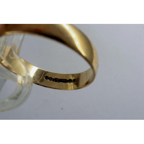 27 - Three 9ct gold rings (lacking stone / mis-shapen), combined 3.3g. P&P Group 1 (£14+VAT for the first... 