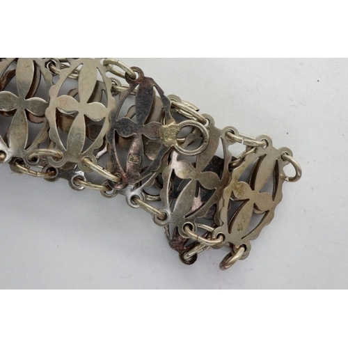 39 - Four 925 silver bracelets, largest L: 18 cm. P&P Group 1 (£14+VAT for the first lot and £1+VAT for s... 