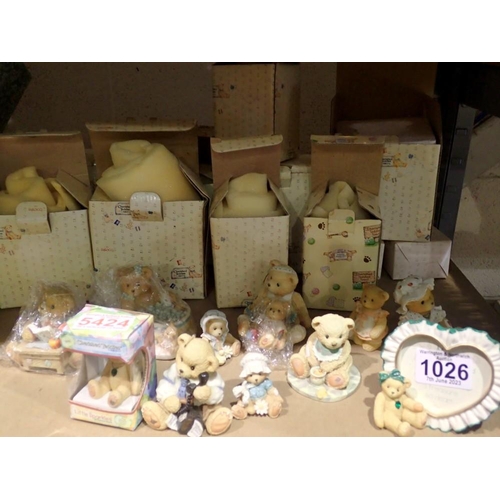 1026 - Collection of boxed cherished teddies. P&P Group 3 (£25+VAT for the first lot and £5+VAT for subsequ... 