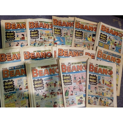 1048 - Large quantity of the Beano comics circa 1980s. Not available for in-house P&P