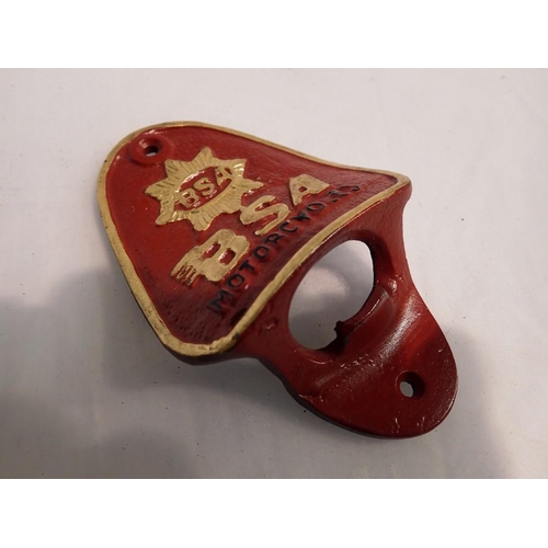 1065 - BSA wall mountable bottle opener. P&P Group 1 (£14+VAT for the first lot and £1+VAT for subsequent l... 