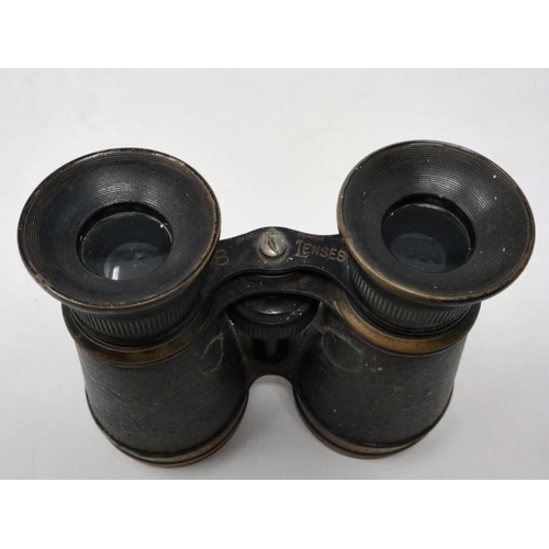 442 - Pair of French made field and aviation eight lens binoculars. P&P Group 2 (£18+VAT for the first lot... 