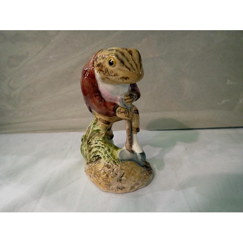 1225 - Royal Albert figurine, Jeremy Fisher. P&P Group 2 (£18+VAT for the first lot and £3+VAT for subseque... 