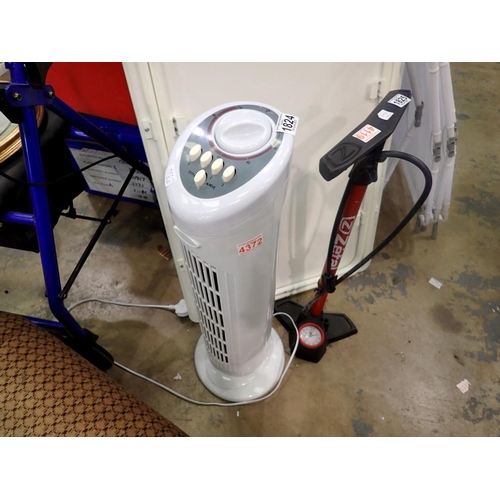 1824 - Electric floor standing fan. All electrical items in this lot have been PAT tested for safety and ha... 