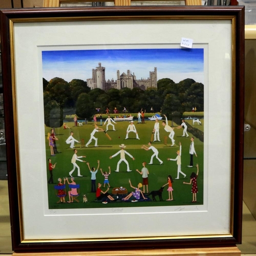 2014 - Signed print Cricket LB07, 167/197. Not available for in-house P&P