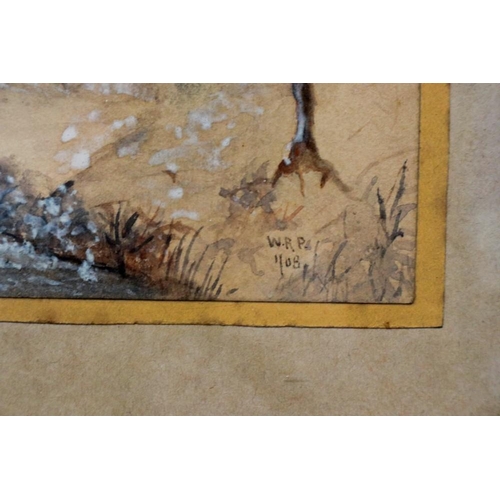 2047 - Water Raffles (19th / 20th century): series of four watercolours, Seasons. Not available for in-hous... 