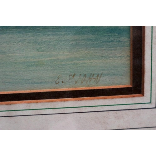 2059 - Edwin St John (1878-1961): a pair of Gouache on a paper, Italian lake scenes, each 23 x 48 cm. Not a... 