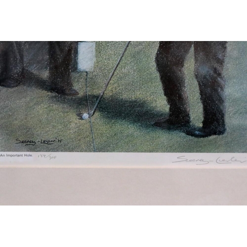 2060 - Sceney Lester (20th century) series of artist signed limited edition golfing prints, each 32 x 22 cm... 