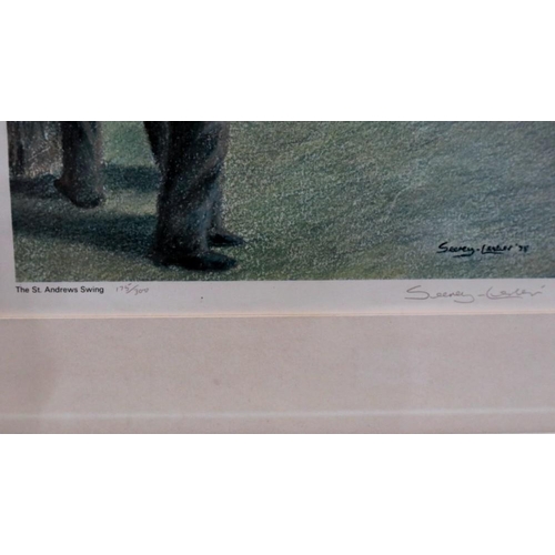 2060 - Sceney Lester (20th century) series of artist signed limited edition golfing prints, each 32 x 22 cm... 