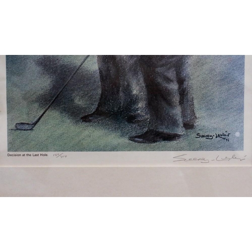 2060 - Sceney Lester (20th century) series of artist signed limited edition golfing prints, each 32 x 22 cm... 