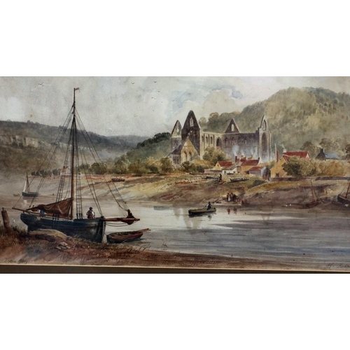 2061 - Alfred Edward Parkman (1852-1930): watercolour, Tintern Abbey, 37 x 25 cm. Not available for in-hous... 