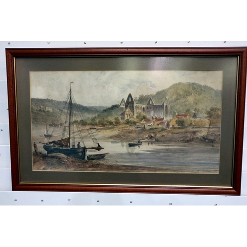 2061 - Alfred Edward Parkman (1852-1930): watercolour, Tintern Abbey, 37 x 25 cm. Not available for in-hous... 