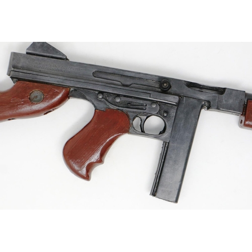 2256 - Rubber Thompson submachine film prop gun used on the set of Saving Private Ryan, calibre .45 M1, wit... 
