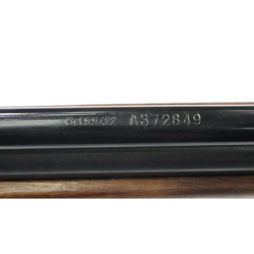 2101 - Sharp Innova .22 calibre air rifle, adjustable power, 4 x 32 scope mediator, scope is clear no milde... 