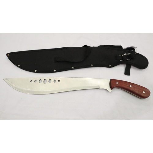 2127 - A contemporary unbranded machete. P&P Group 2 (£18+VAT for the first lot and £3+VAT for subsequent l... 