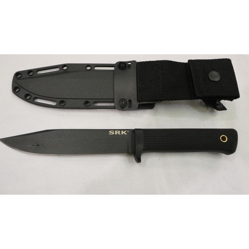 2141 - Cold Steel SRK divers knife, model 49LCKZ, with Secure-Ex sheath and boxed. P&P Group 2 (£18+VAT for... 
