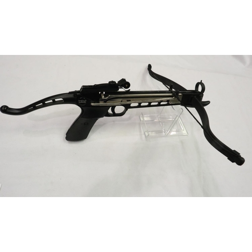 2155 - Anglo Arms Cyclone pistol crossbow and bolts, together with two rifle cleaning kits. P&P Group 2 (£1... 