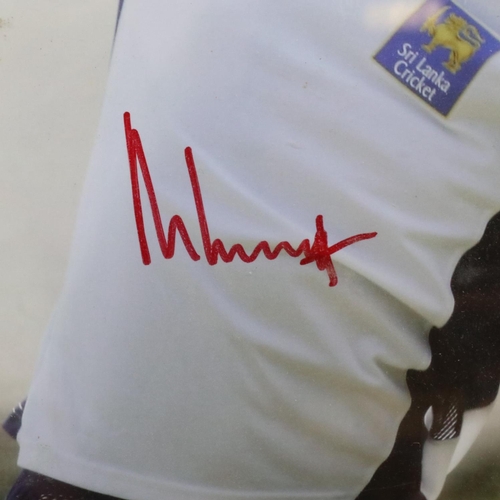 2166 - Muttiah Muralitharan (Sri Lanka Cricket) signed publicity shot photograph, 20 x 29 cm. POSTAGE EXCLU... 