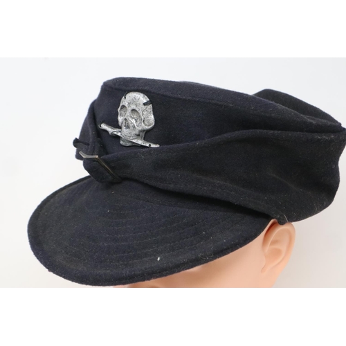 2178 - WWII Italian Black Brigade RSI Field Cap. P&P Group 2 (£18+VAT for the first lot and £3+VAT for subs... 