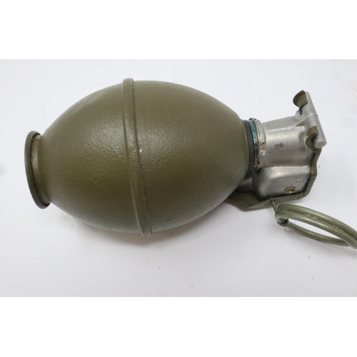 2246 - INERT British L2A2 hand grenade, first introduced in the 1950s. This type of grenade was used by Bri... 