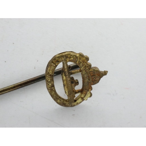 2288 - WWI Imperial German U-Boat crew stick pin. P&P Group 1 (£14+VAT for the first lot and £1+VAT for sub... 