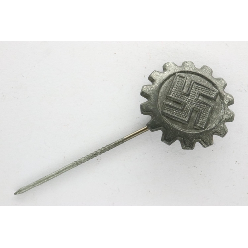 2291 - Third Reich DAF (German Factory Workers) stick pin. P&P Group 1 (£14+VAT for the first lot and £1+VA... 