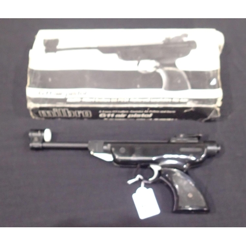2149 - Milbro G11 .177 air pistol, boxed. P&P Group 2 (£18+VAT for the first lot and £3+VAT for subsequent ... 