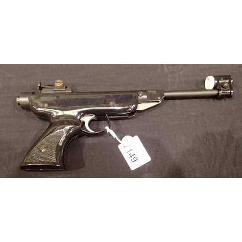 2149 - Milbro G11 .177 air pistol, boxed. P&P Group 2 (£18+VAT for the first lot and £3+VAT for subsequent ... 