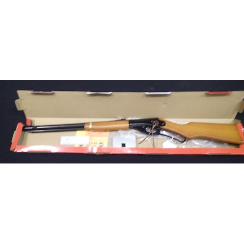 2149A - Daisy 650 Red Ryder .177 under-lever Carbine air rifle, boxed. P&P Group 2 (£18+VAT for the first lo... 