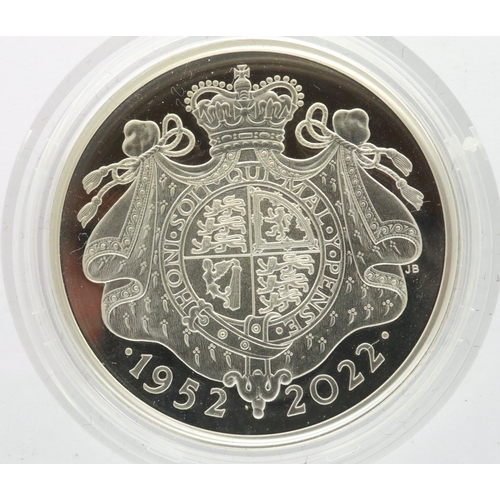 181 - Royal Mint, The Platinum Jubilee of Her Majesty the Queen, 2022, piedfort silver proof coin, limited... 