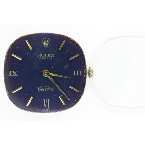 94 - Watch movements; Rolex Cellini 1601, working at lotting. P&P Group 1 (£14+VAT for the first lot and ... 