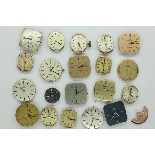102 - Twenty Omega watch movements. P&P Group 3 (£25+VAT for the first lot and £5+VAT for subsequent lots)