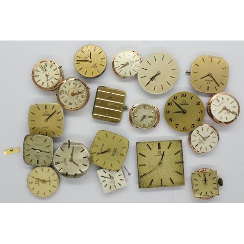 103 - Twenty Omega watch movements. P&P Group 3 (£25+VAT for the first lot and £5+VAT for subsequent lots)