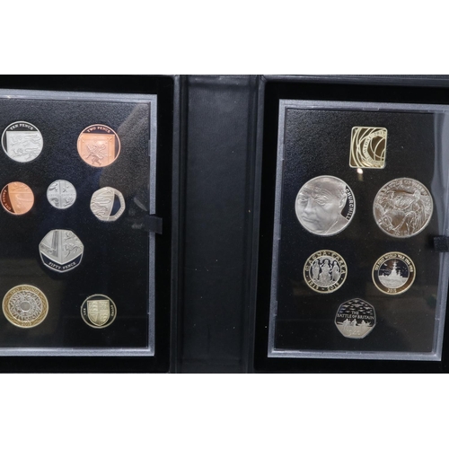 152 - The Royal Mint 2015 United Kingdom Proof Coin Set Collector Edition within folio case. P&P Group 1 (... 