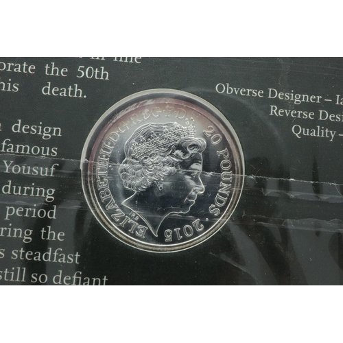 180 - 2015 silver bullion £20 coin, Sir Winston Churchill. P&P Group 1 (£14+VAT for the first lot and £1+V... 