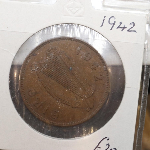 198 - Twenty Irish pre-decimal coins, all good-high grades. P&P Group 1 (£14+VAT for the first lot and £1+... 