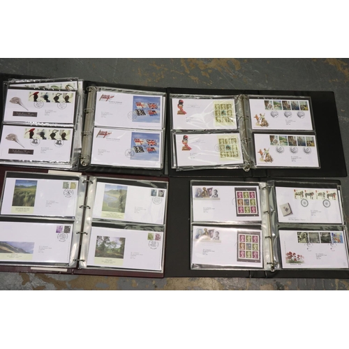 229 - Four Royal Mail first day cover albums, 1997 - 2002. P&P Group 2 (£18+VAT for the first lot and £3+V... 