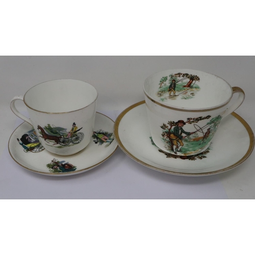 298 - Two Hammersley cups and saucers (4), no cracks or chips, light wear to gilt. P&P Group 3 (£25+VAT fo... 