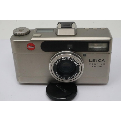 538 - Leica Minilux zoom film camera, good working order and clean lens. P&P Group 2 (£18+VAT for the firs... 