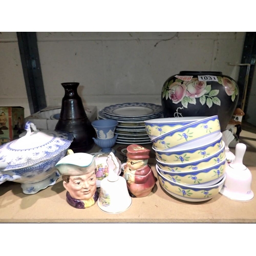 1031 - Quantity of mixed ceramics including Limoges. Not available for in-house P&P