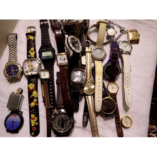 1127 - Mixed ladies and gents wristwatches. P&P Group 1 (£14+VAT for the first lot and £1+VAT for subsequen... 