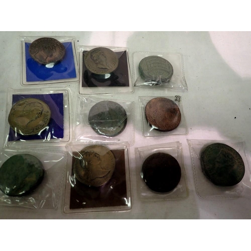 1137 - Ten replica Roman coins. P&P Group 1 (£14+VAT for the first lot and £1+VAT for subsequent lots)