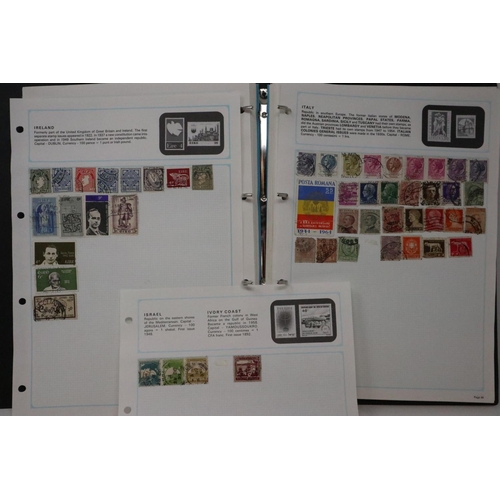 239B - Stanley Gibbons Worldex album of world wide stamps. P&P Group 1 (£14+VAT for the first lot and £1+VA... 