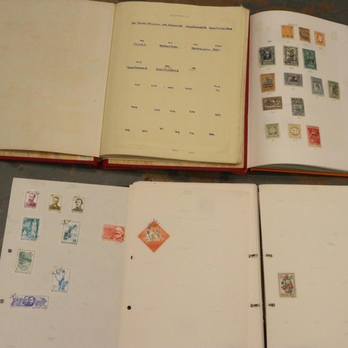 239H - Albany album of Hungary and Cesko stamps and others, 3 albums in total. P&P Group 1 (£14+VAT for the... 