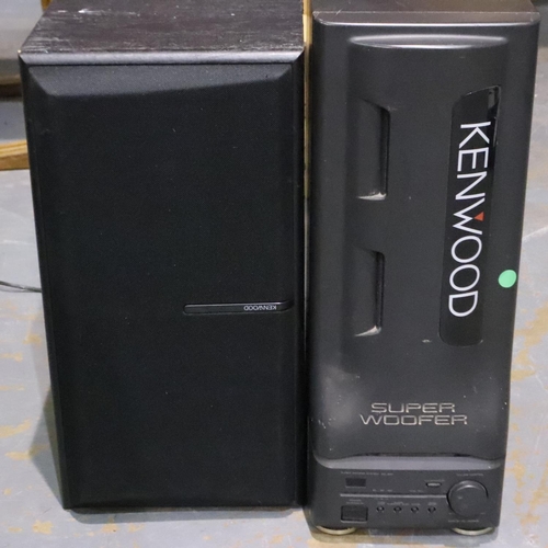 Kenwood SW-900 Superwoofer and a Kenwood LS85 speaker. Not