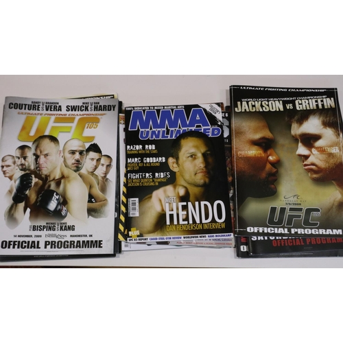 2134 - Eight UFC programmes 2007-2009. UK P&P Group 1 (£16+VAT for the first lot and £2+VAT for subsequent ... 