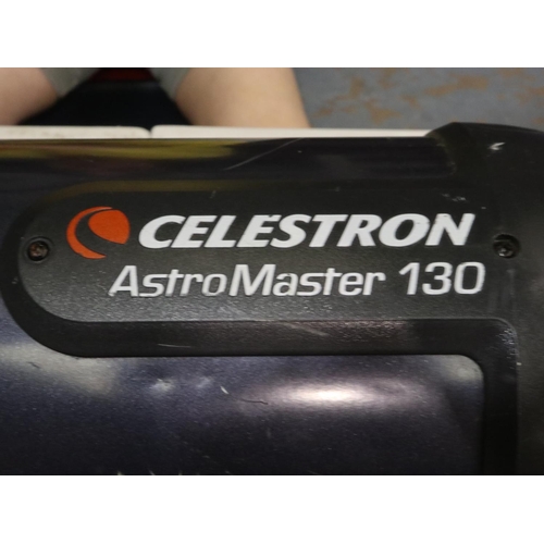 415 - Celestron Astromaster 130 telescope, as found. Not available for in-house P&P